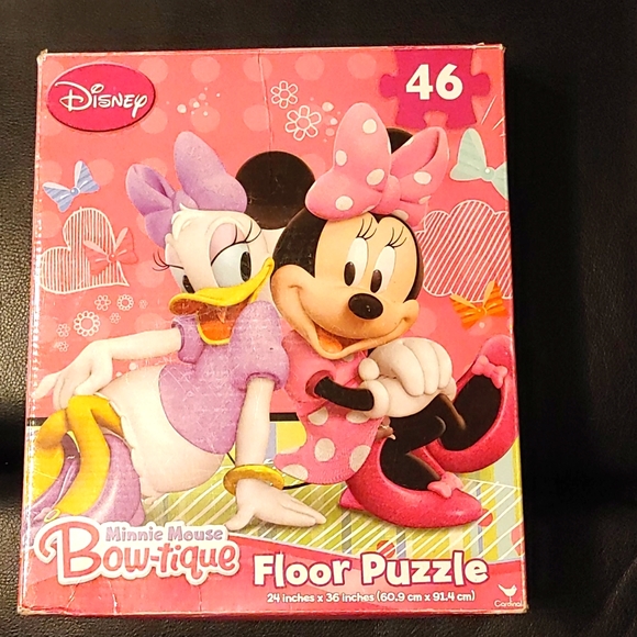 Disney Minnie Mouse Bow-tique Floor Puzzle - Picture 2 of 3